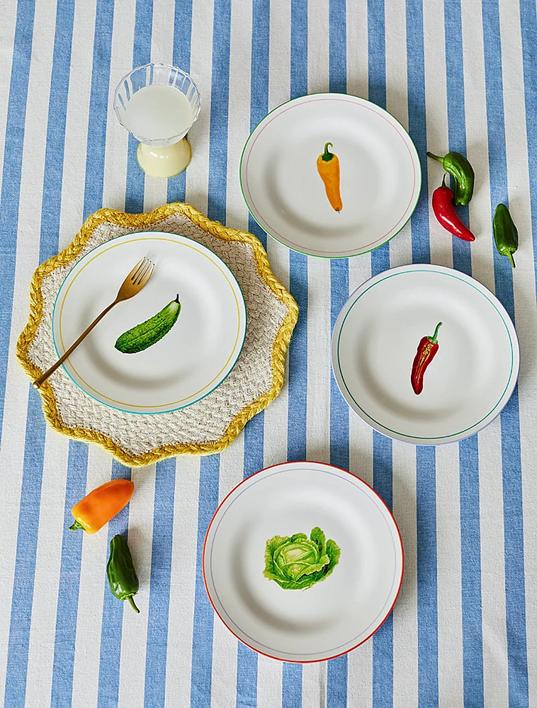 Закусочная тарелка Vegetable, 21 см от &Klevering