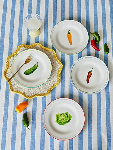 Закусочная тарелка Vegetable, 21 см
