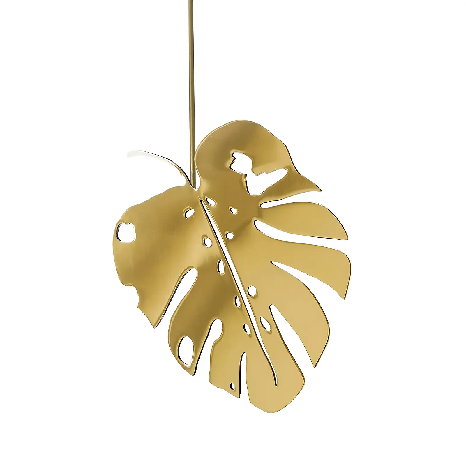 Набор из 2 декоративных листьев Brass, 35,5 см