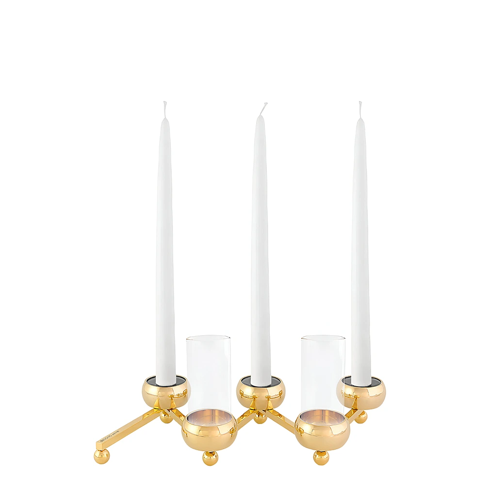 Подсвечник с колбами для цветов Constella, 14x15 см от Klong