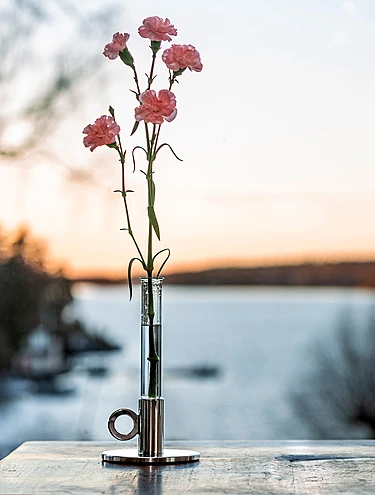 Подсвечник с колбой для цветов Vesper, 23 см