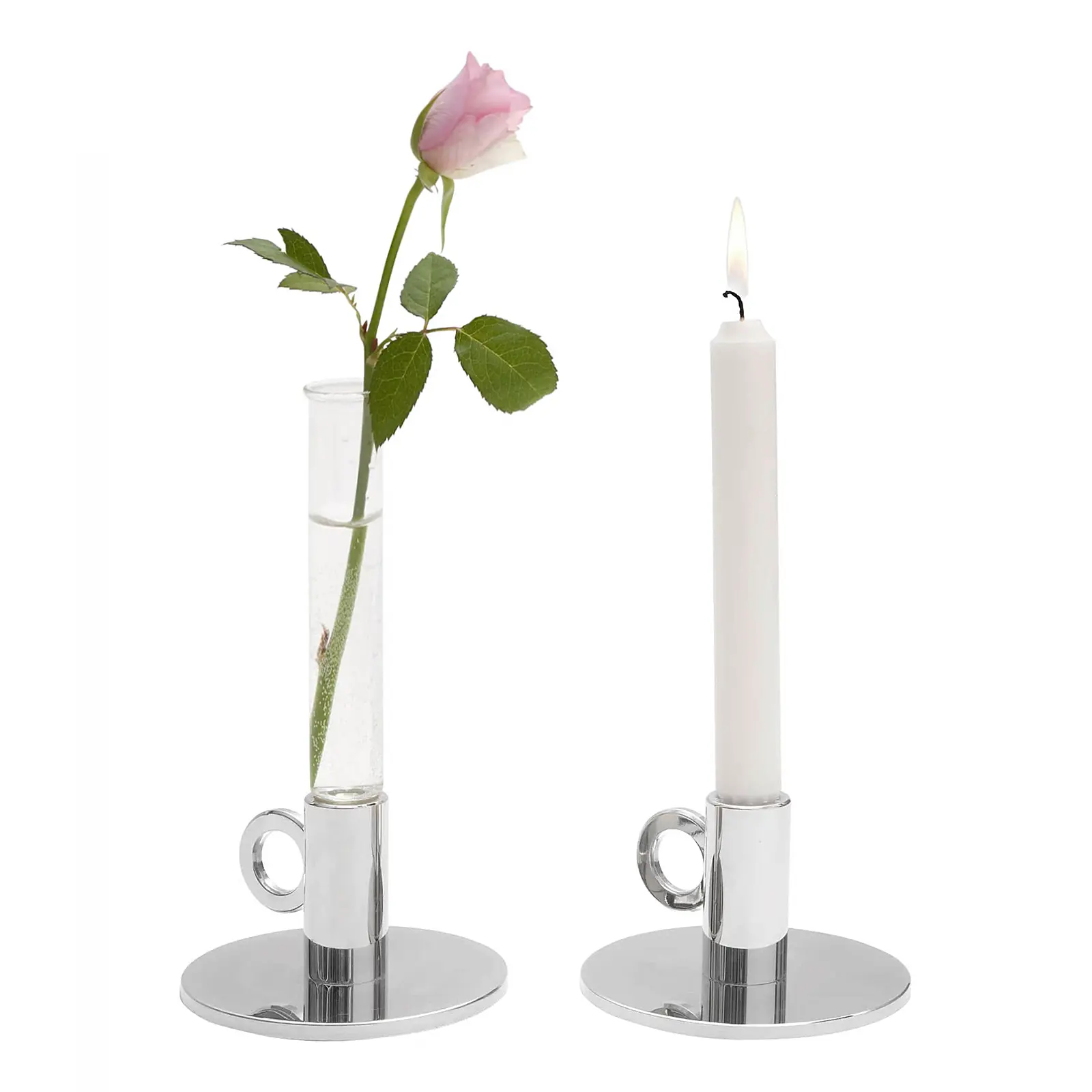 Подсвечник с колбой для цветов Vesper, 23 см