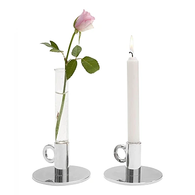 Подсвечник с колбой для цветов Vesper, 23 см