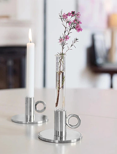 Подсвечник с колбой для цветов Vesper, 23 см