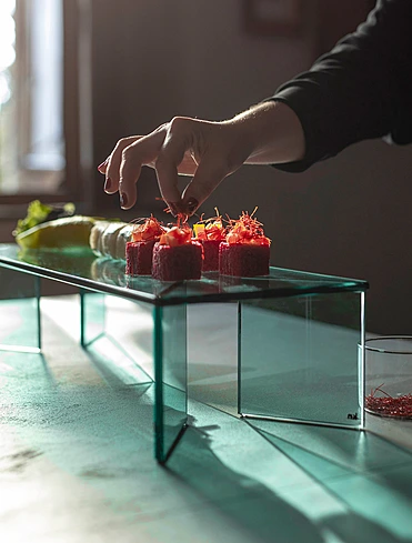 Сервировочный подиум Glass G, 60x20x12 см