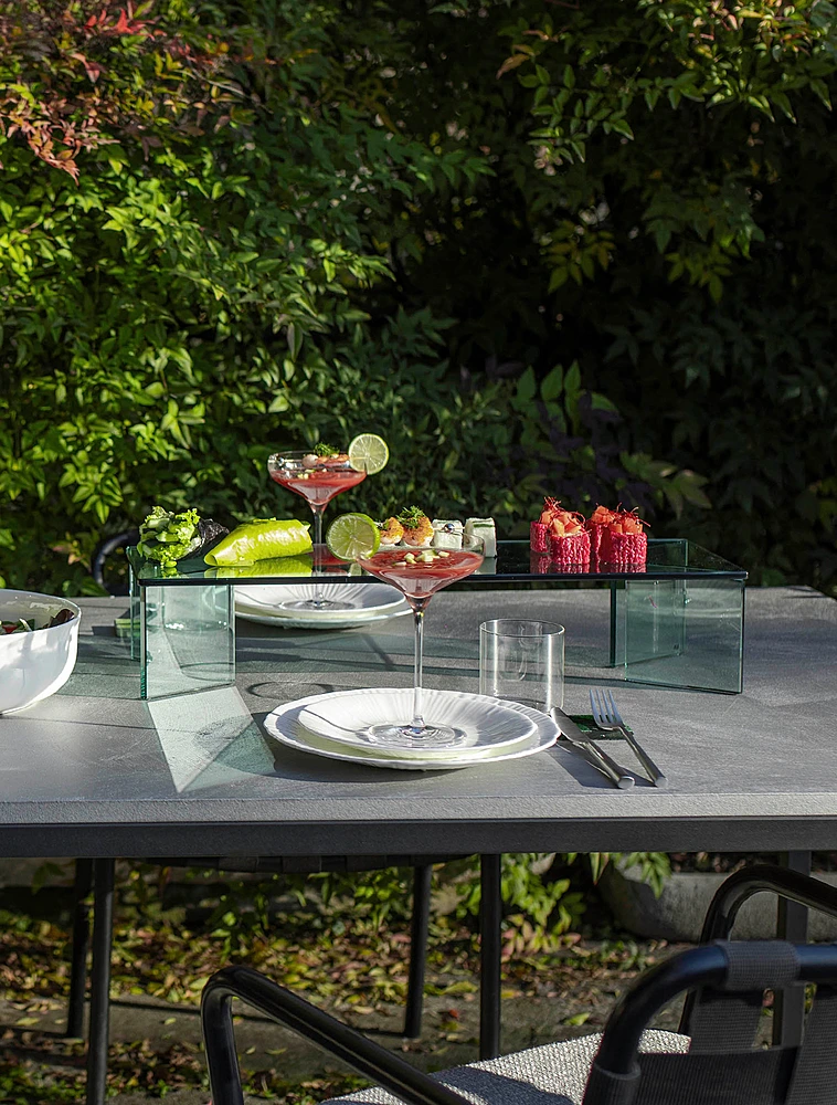 Сервировочный подиум Glass G, 60x20x12 см от KnIndustrie