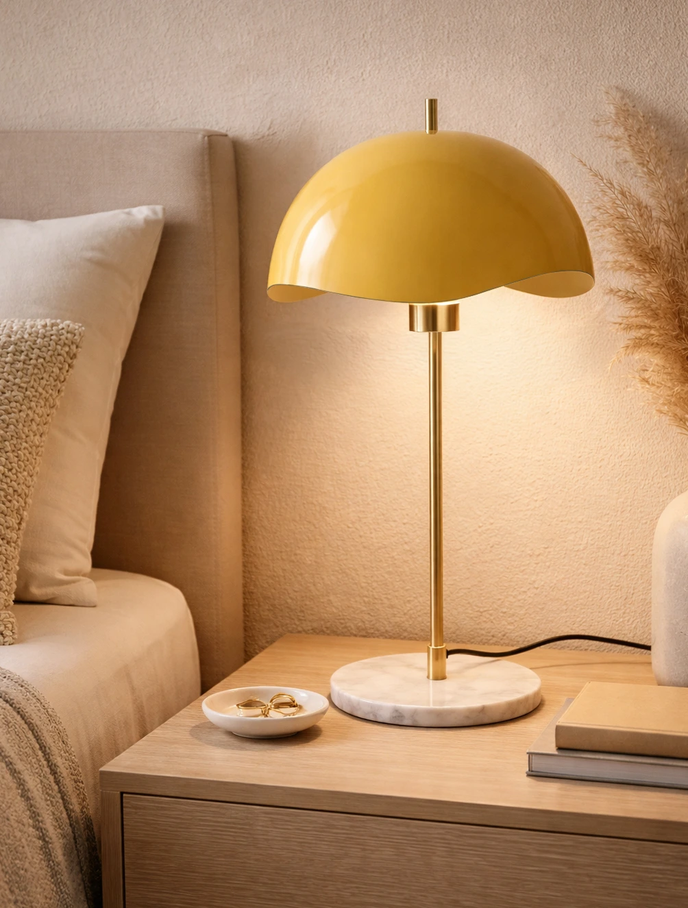 Настольная лампа Waved Dome, 53 см