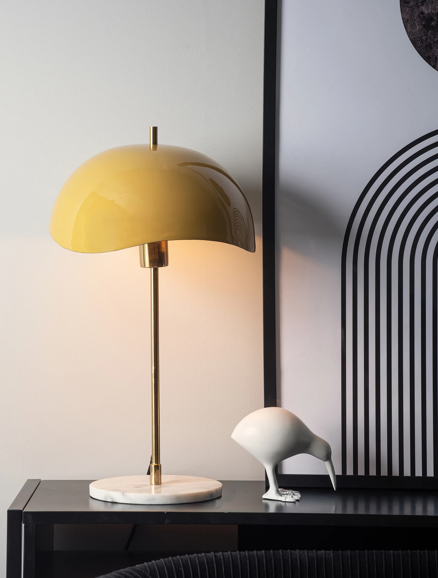 Настольная лампа Waved Dome, 53 см