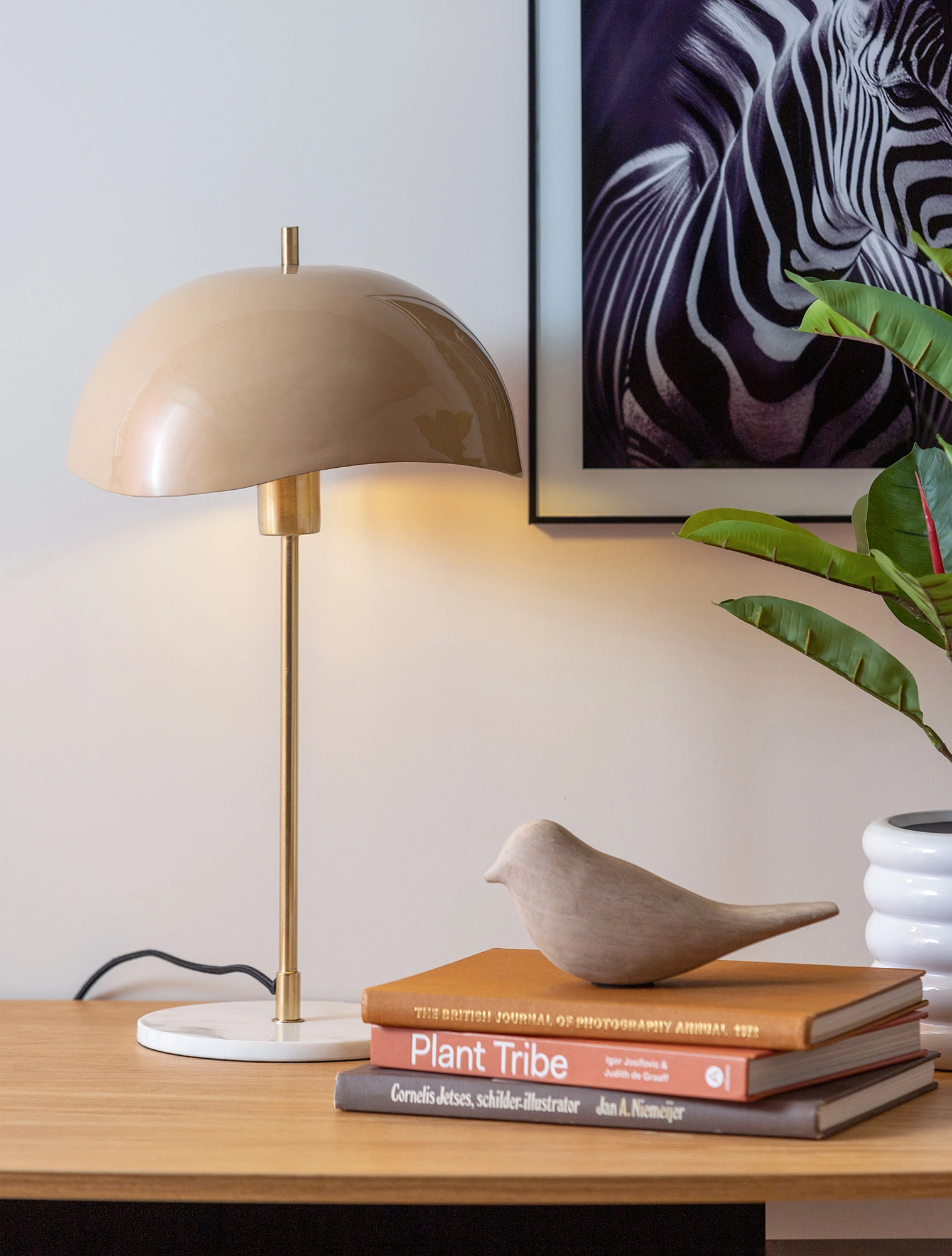 Настольная лампа Waved Dome, 53 см