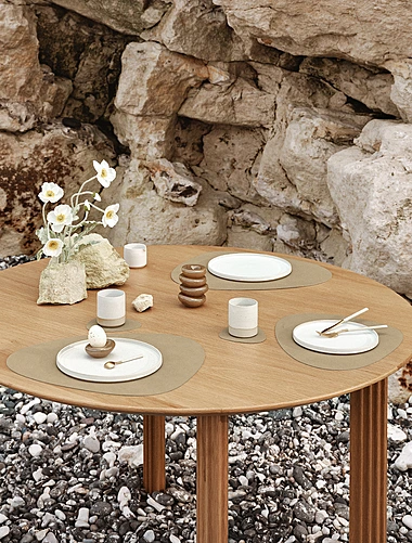 Плейсмат Curve Khaki, 37x44 см