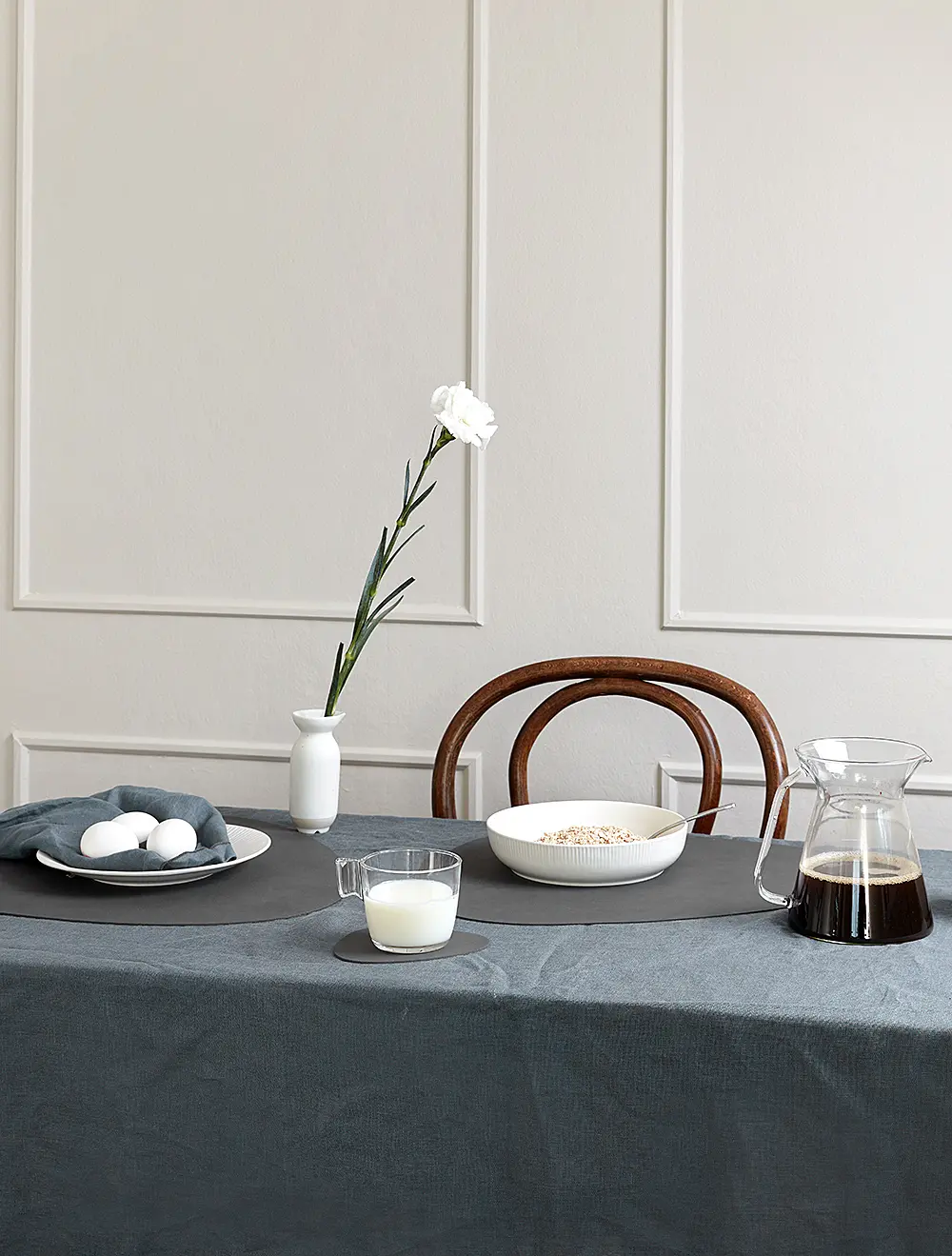 Плейсмат Curve Anthracite, 37x44 см