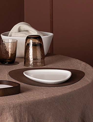 Плейсмат Curve Dark Brown, 37x44 см