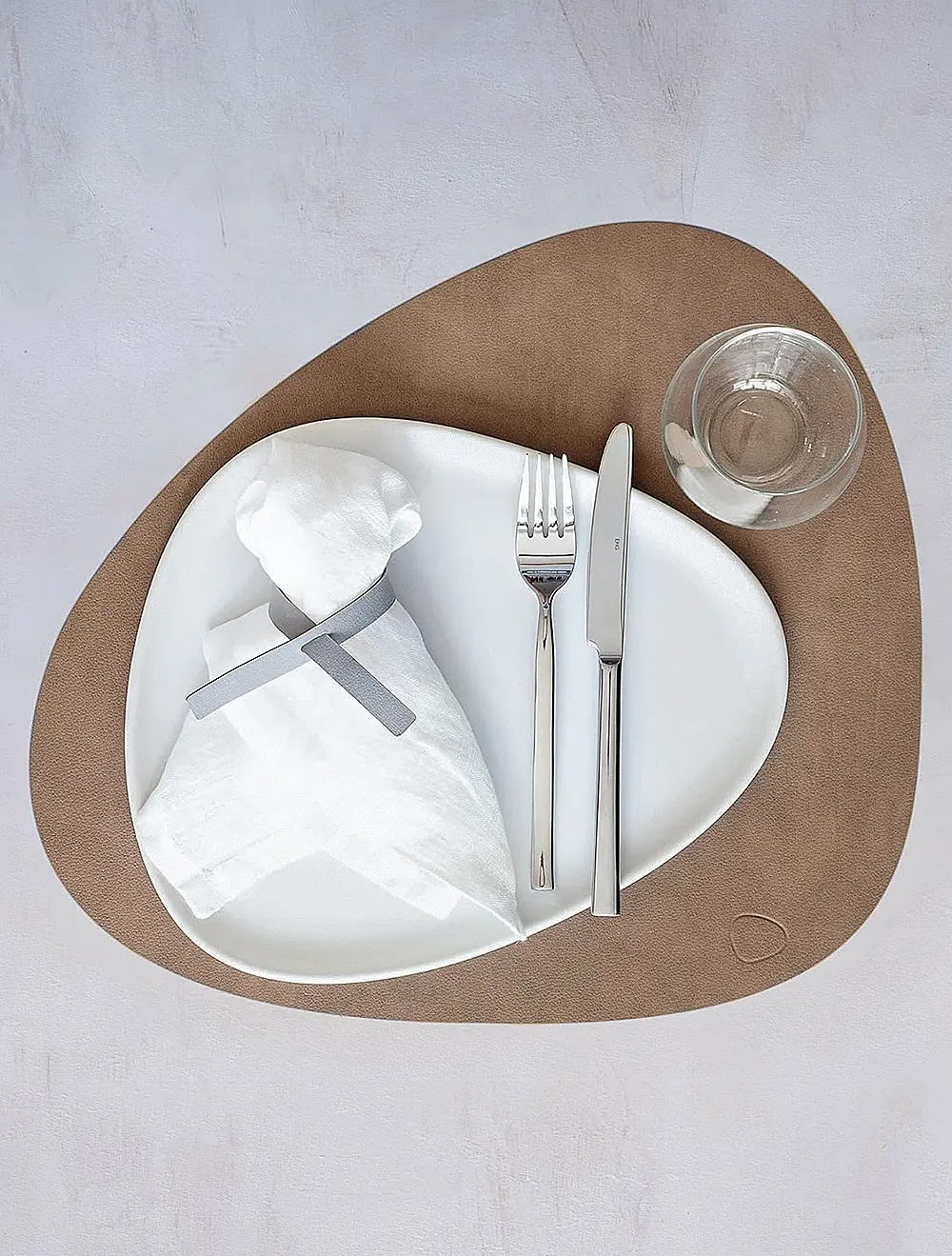 Плейсмат Curve Brown, 37x44 см