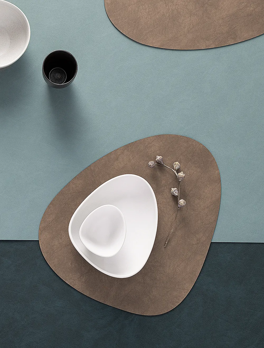 Плейсмат Curve Brown, 37x44 см