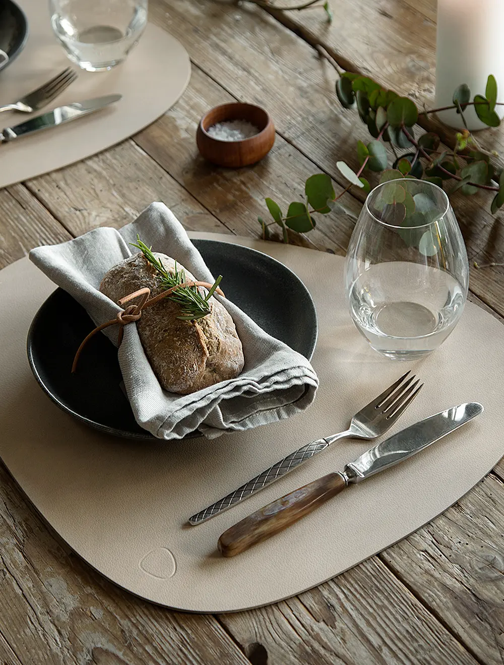 Плейсмат Curve Oyster White, 37x44 см