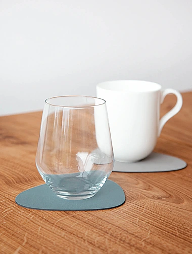 Подставка под стаканы и кружки Curve Light Blue, 11x13 см