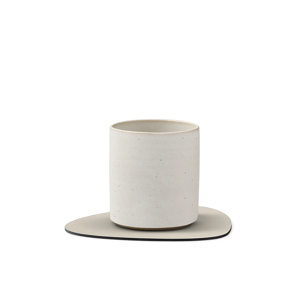 Подставка под стаканы и кружки Curve Oyster White, 11x13 см от Lind DNA