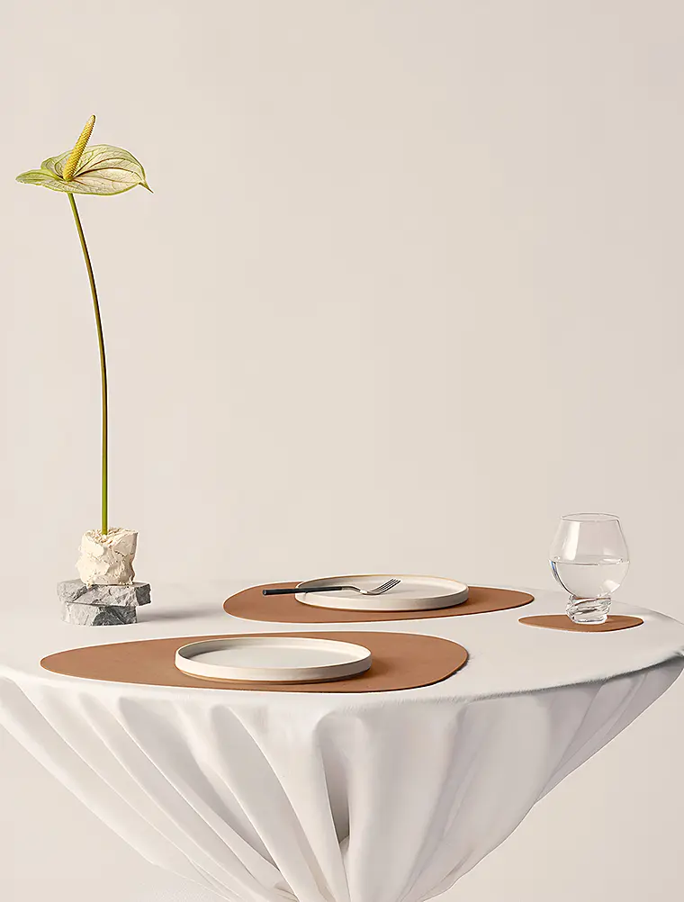 Подставка под стаканы и кружки Curve Nature, 11x13 см от Lind DNA