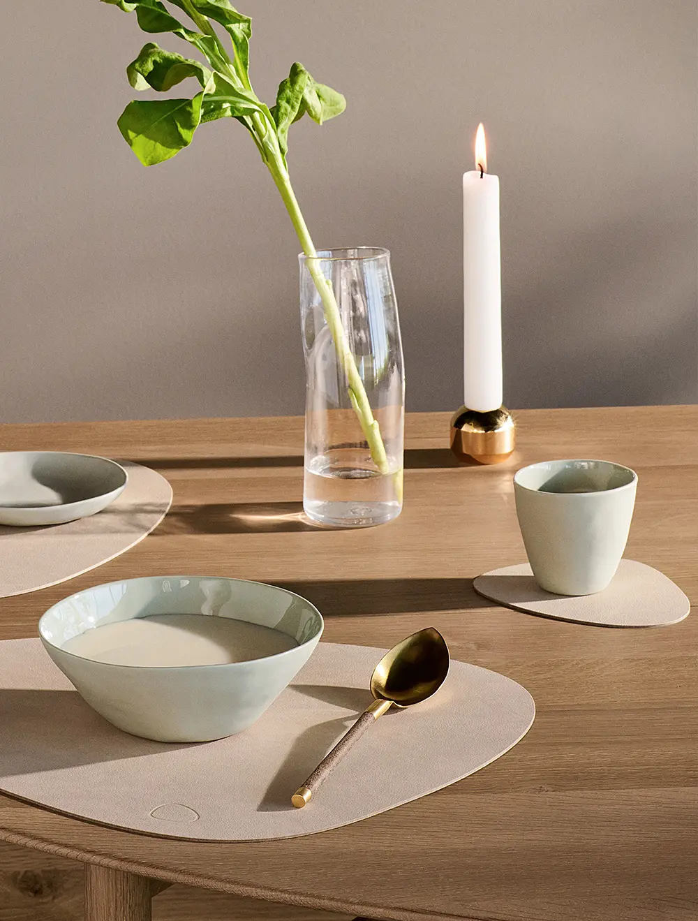 Подставка под стаканы и кружки Curve Sand, 11x13 см