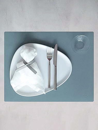 Плейсмат Square Light Blue, 35x45 см