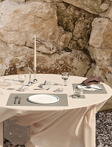 Плейсмат Square Light Grey, 35x45 см