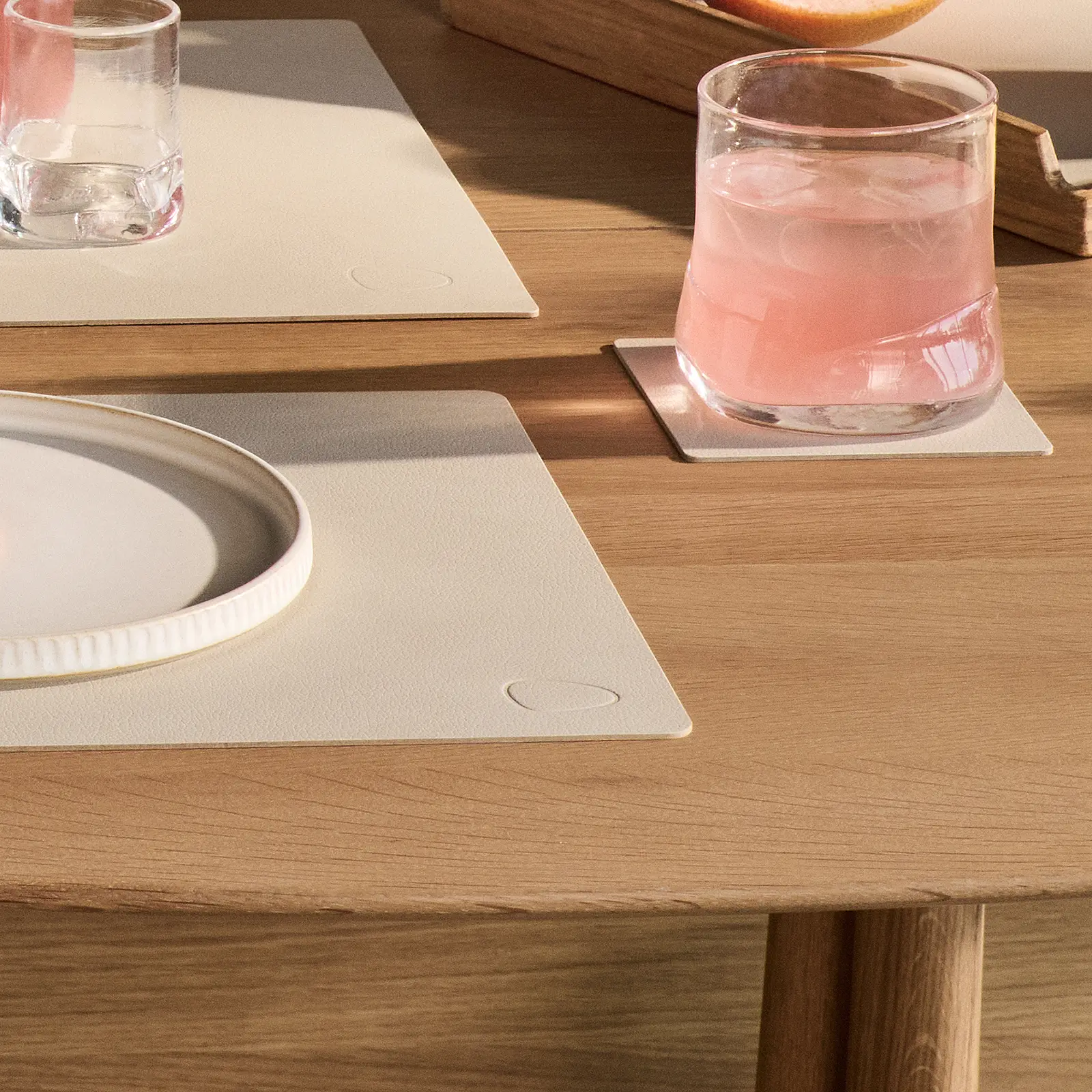 Плейсмат Square Oyster White, 35x45 см