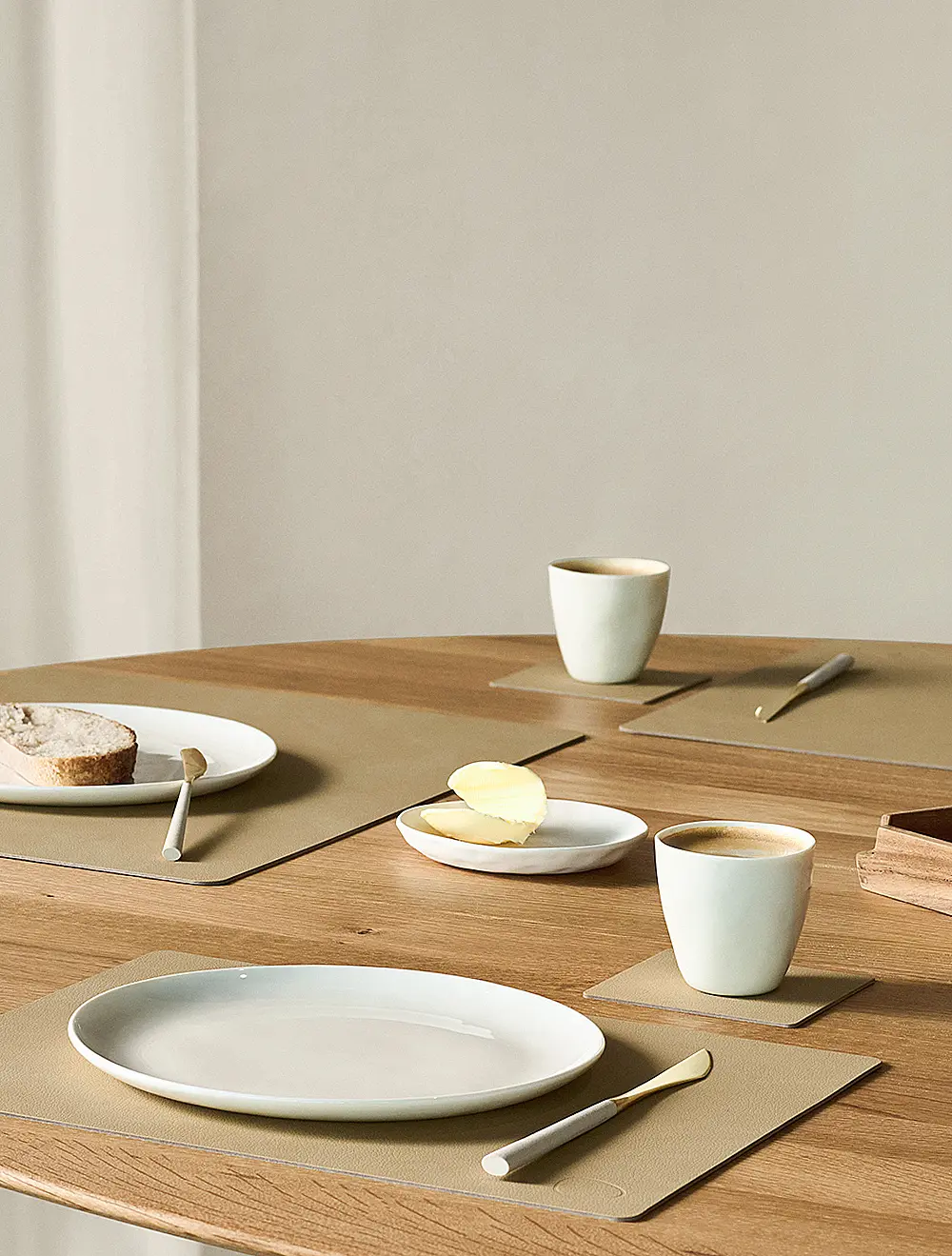 Подставка под стаканы и кружки Square Khaki, 10x10 см