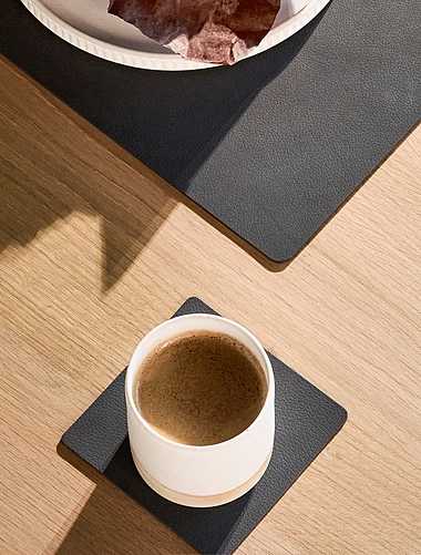 Подставка под стаканы и кружки Square Anthracite, 10x10 см