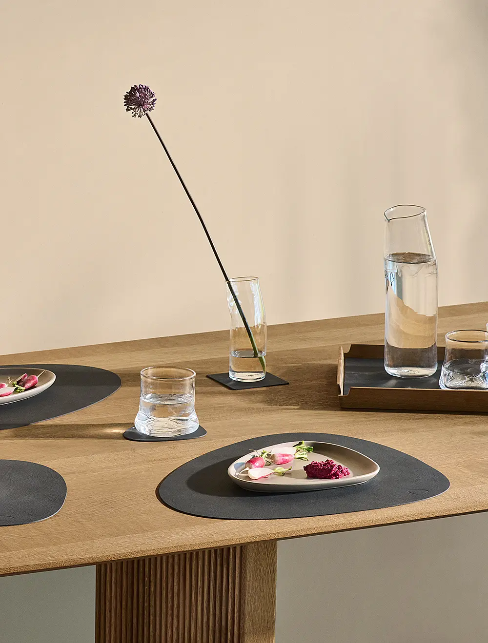 Подставка под стаканы и кружки Square Anthracite, 10x10 см