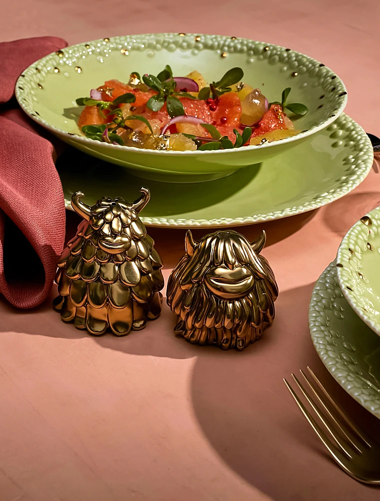 Набор из солонки и перечницы Haas Niki & Simon, 8 см от L'Objet