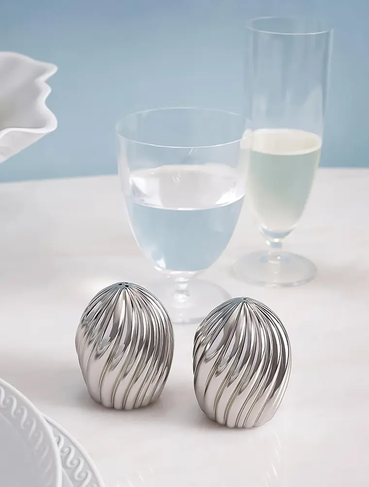 Набор из солонки и перечницы Ripple, 8 см от L'Objet