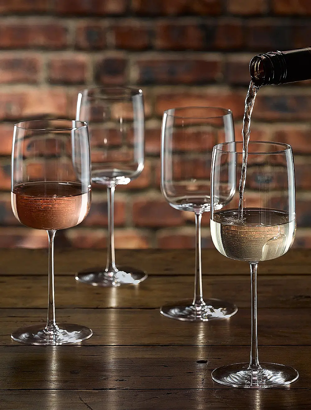 Набор из 4 бокалов для белого вина Borough, 380 мл