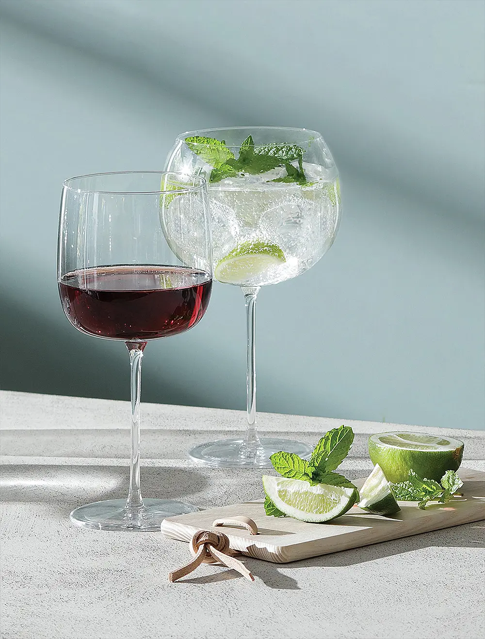 Набор из 4 бокалов для красного вина Borough, 450 мл