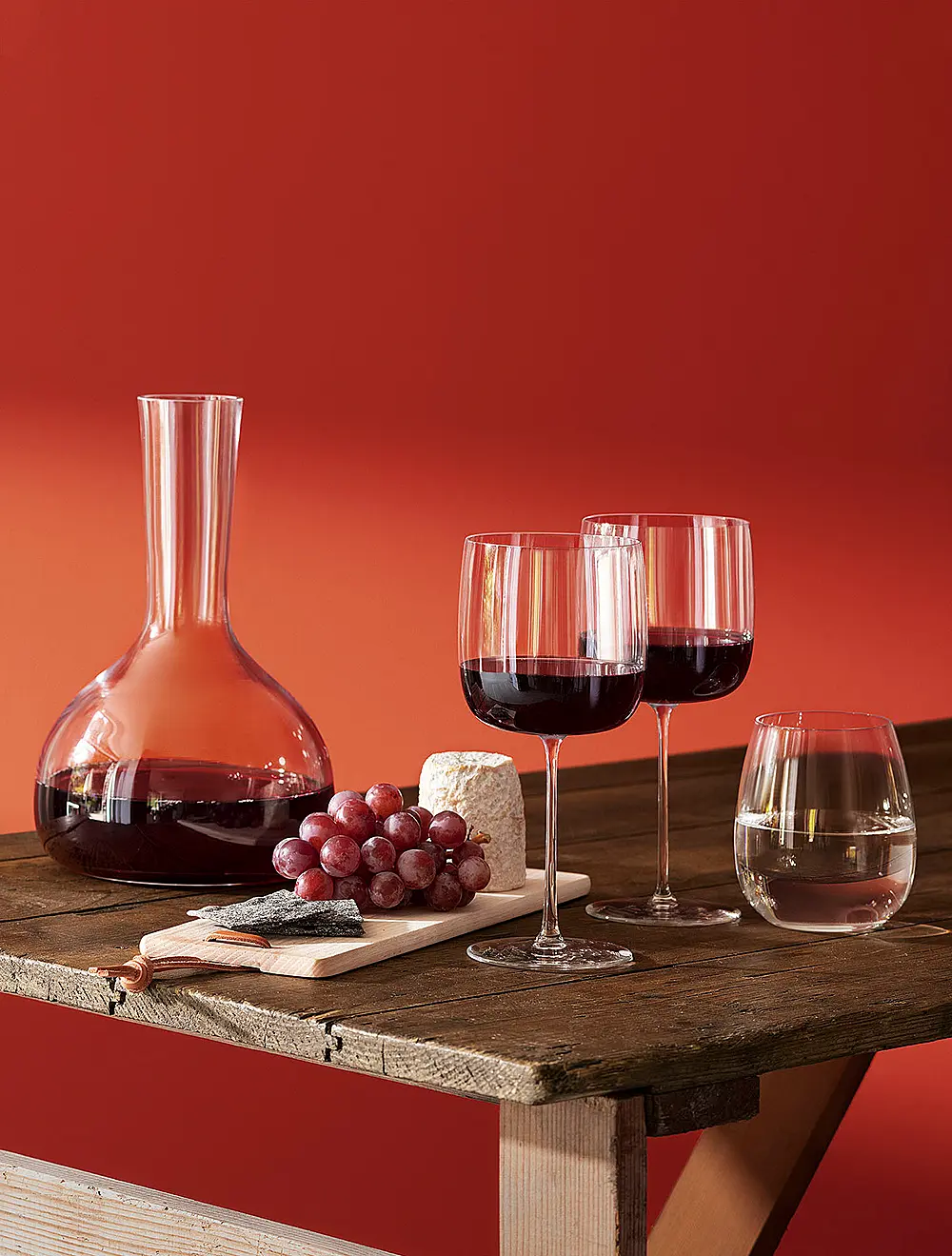 Набор из 4 бокалов для красного вина Borough, 450 мл
