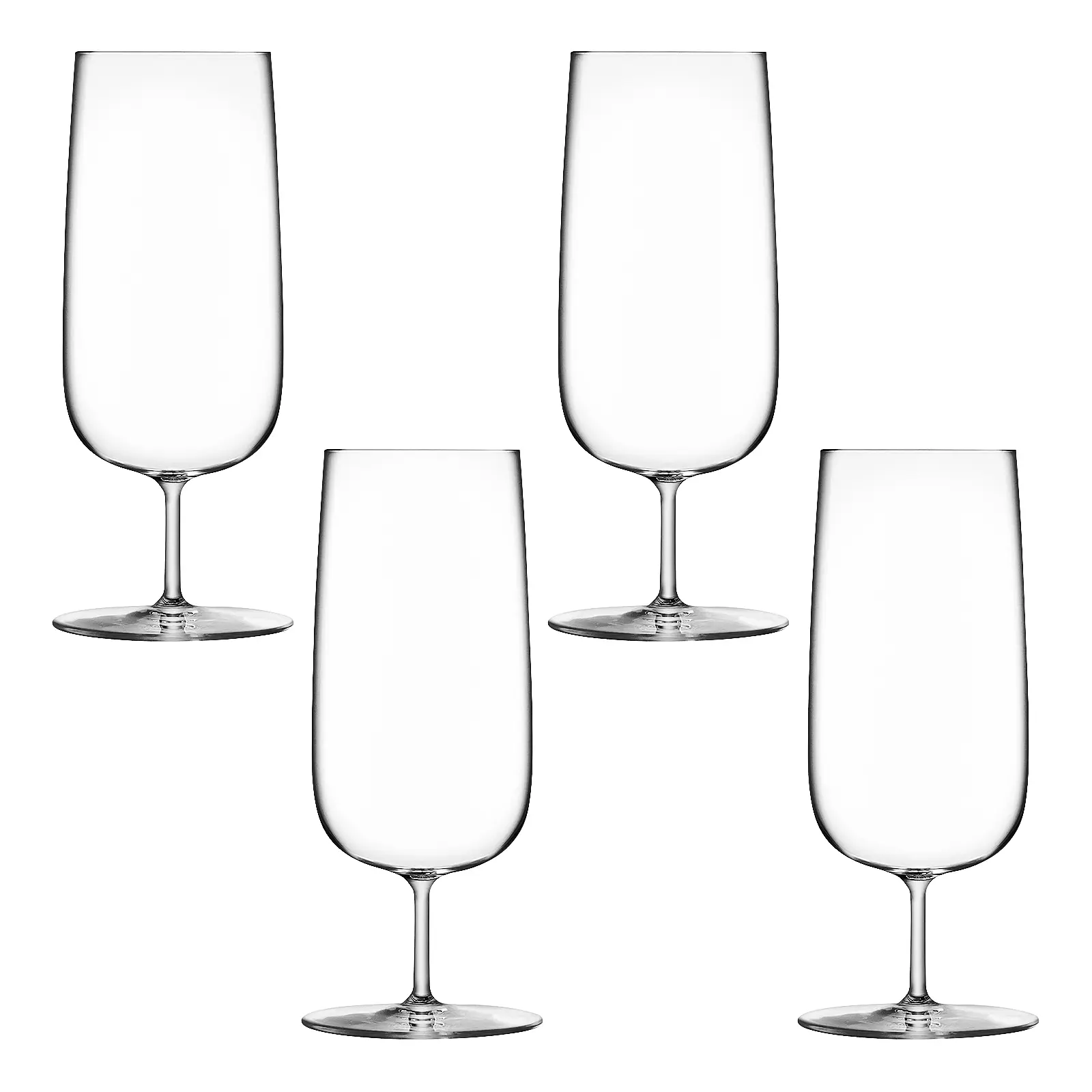 Набор из 4 бокалов для пива Borough, 440 мл