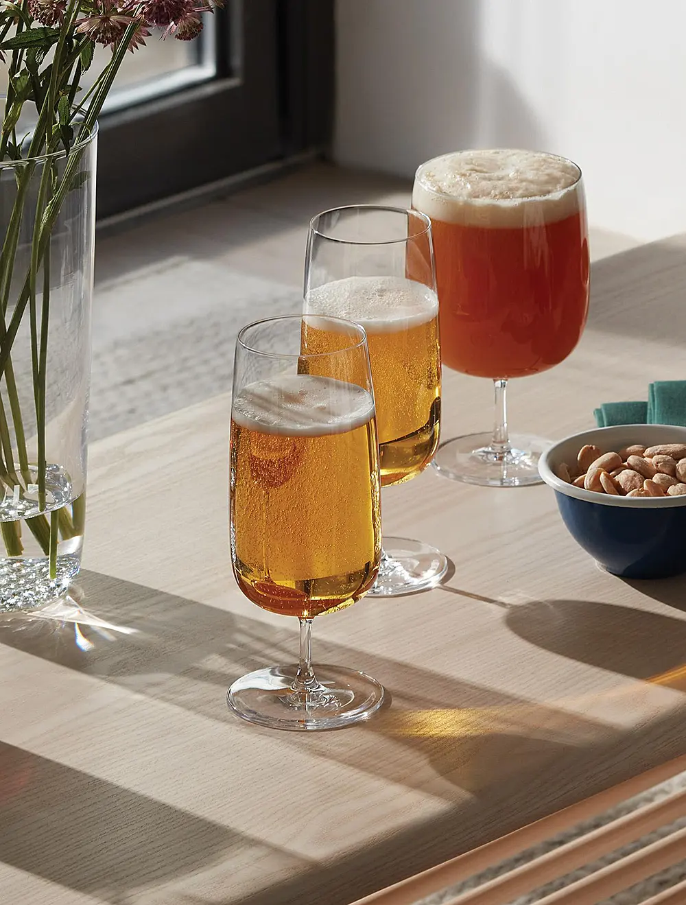 Набор из 4 бокалов для пива Borough, 440 мл