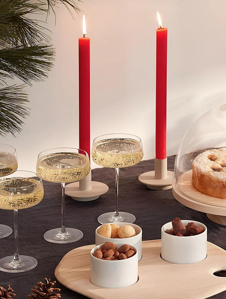 Набор из 4 бокалов для шампанского и мартини Metropolitan, 300 мл от LSA International