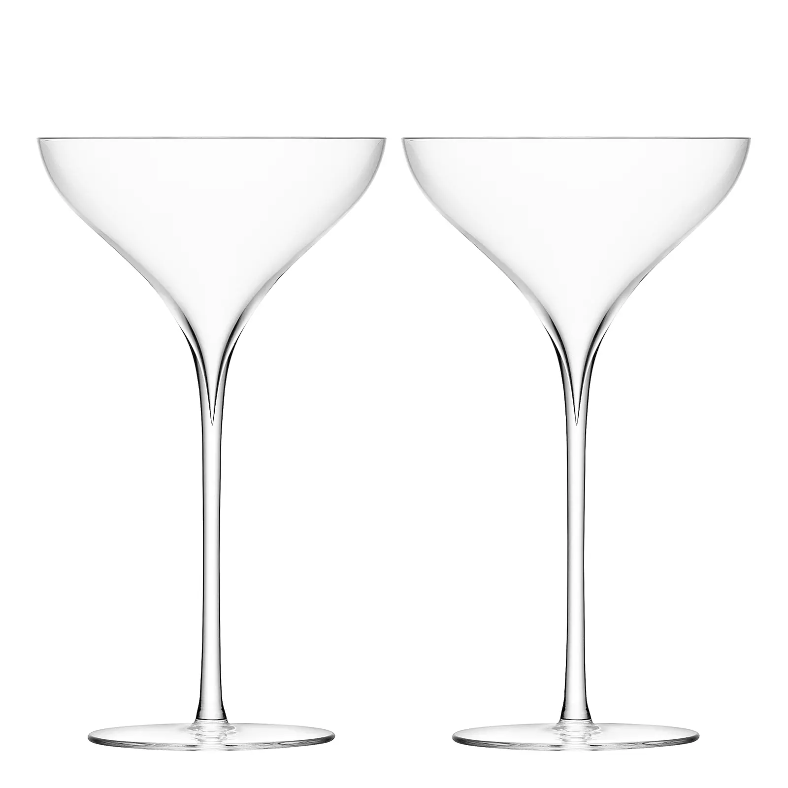 Набор из 2 бокалов для шампанского и мартини Savoy, 250 мл