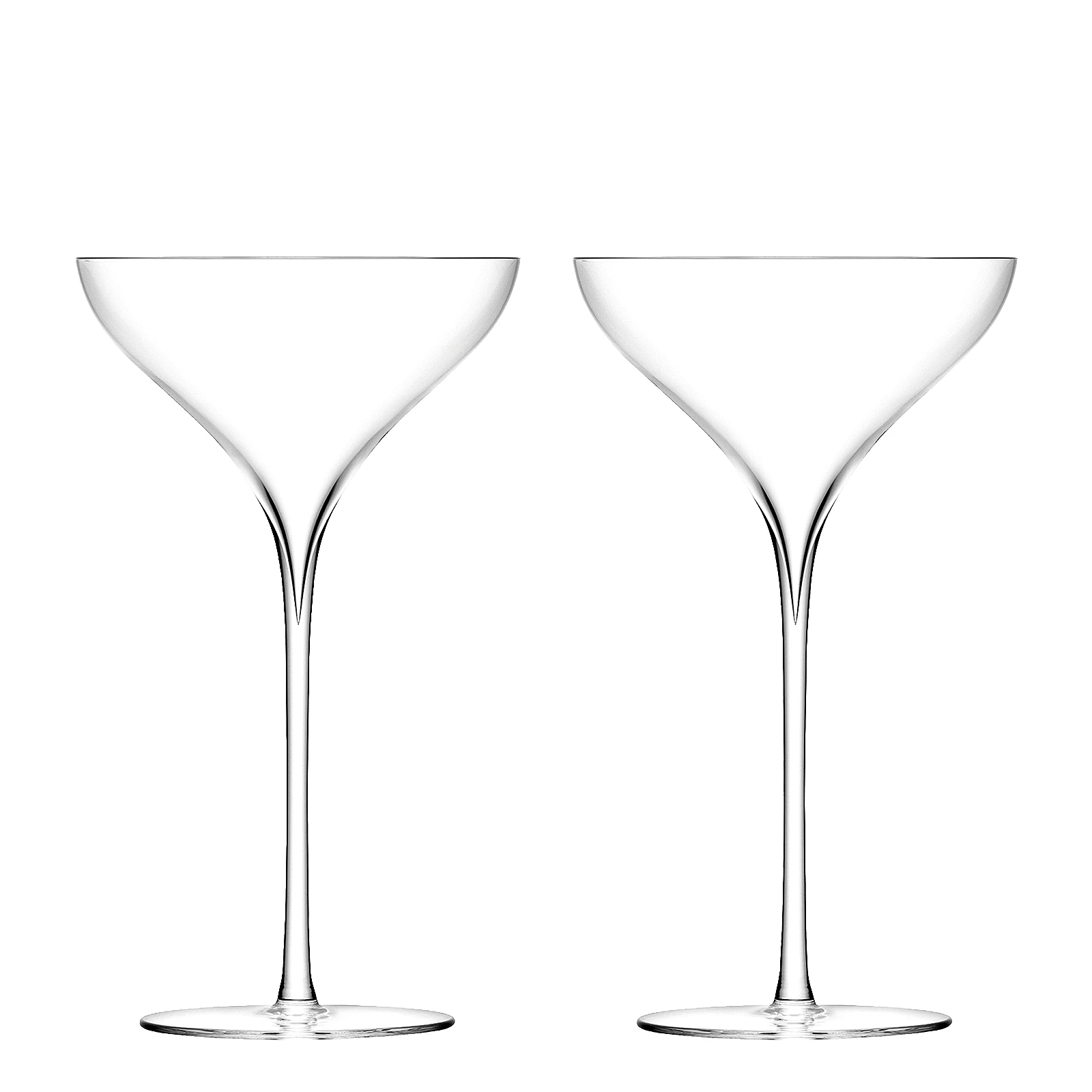 Набор из 2 бокалов для шампанского и мартини Savoy, 250 мл