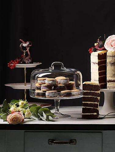 Тортовница на ножке с крышкой Serve, 26,5 см