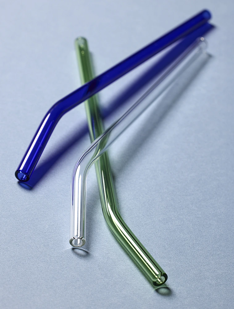 Набор из 4 трубочек для коктейлей со щёточкой Bar, 21,5 см от Lyngby Glas