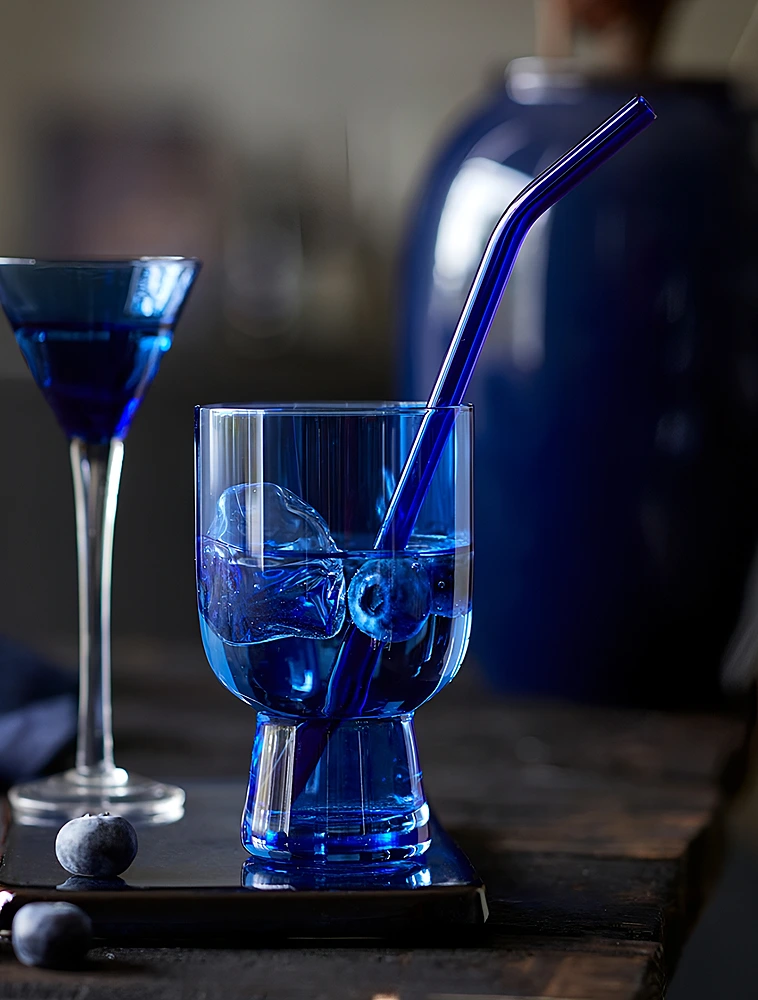 Набор из 4 трубочек для коктейлей со щёточкой Bar, 21,5 см от Lyngby Glas