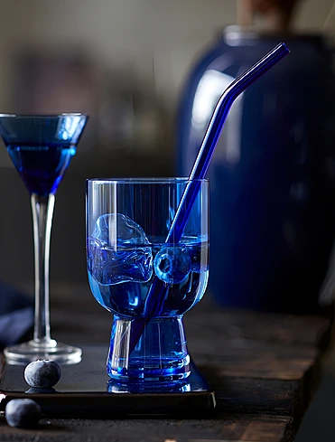 Набор из 4 трубочек для коктейлей со щёточкой Bar, 21,5 см