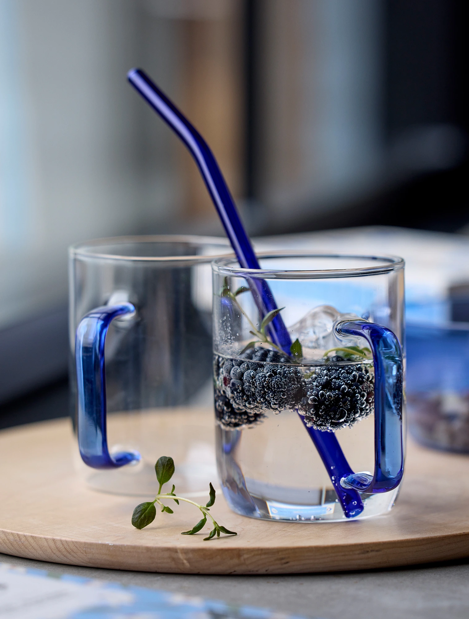 Набор из 4 трубочек для коктейлей со щёточкой Bar, 21,5 см