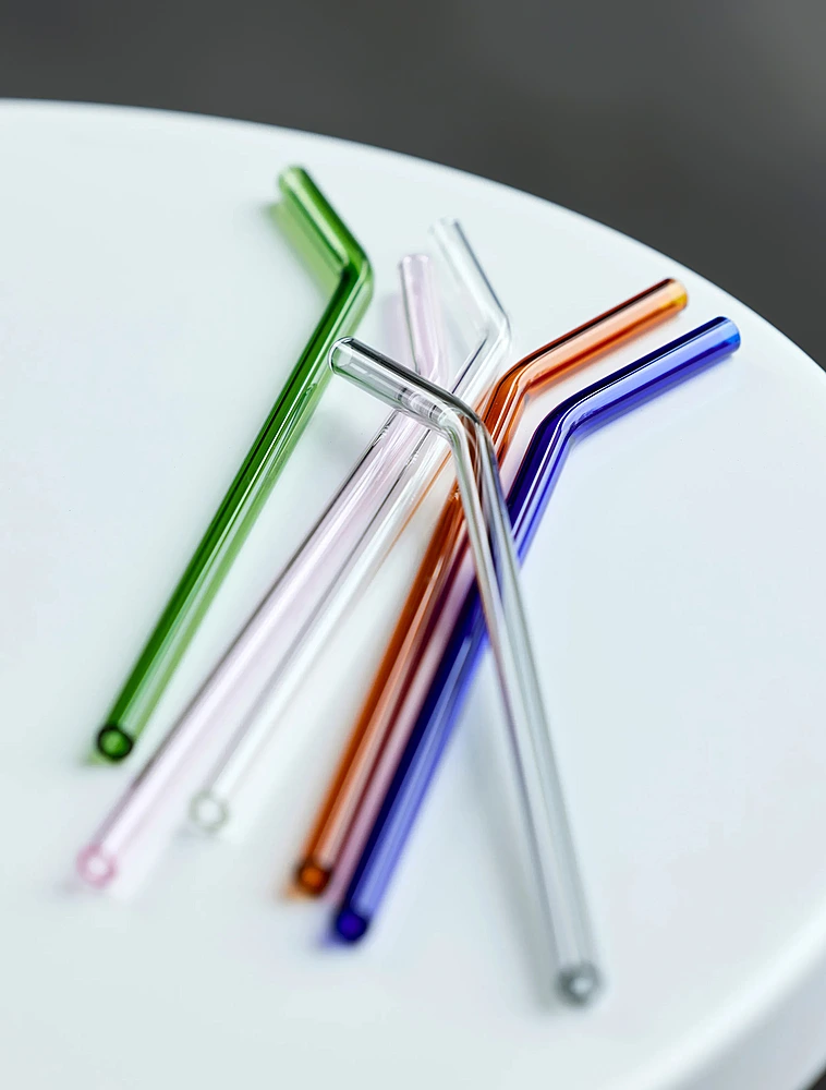 Набор из 4 трубочек для коктейлей со щёточкой Bar, 21,5 см от Lyngby Glas