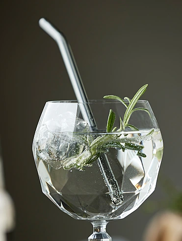 Набор из 4 трубочек для коктейлей со щёточкой Bar, 21,5 см