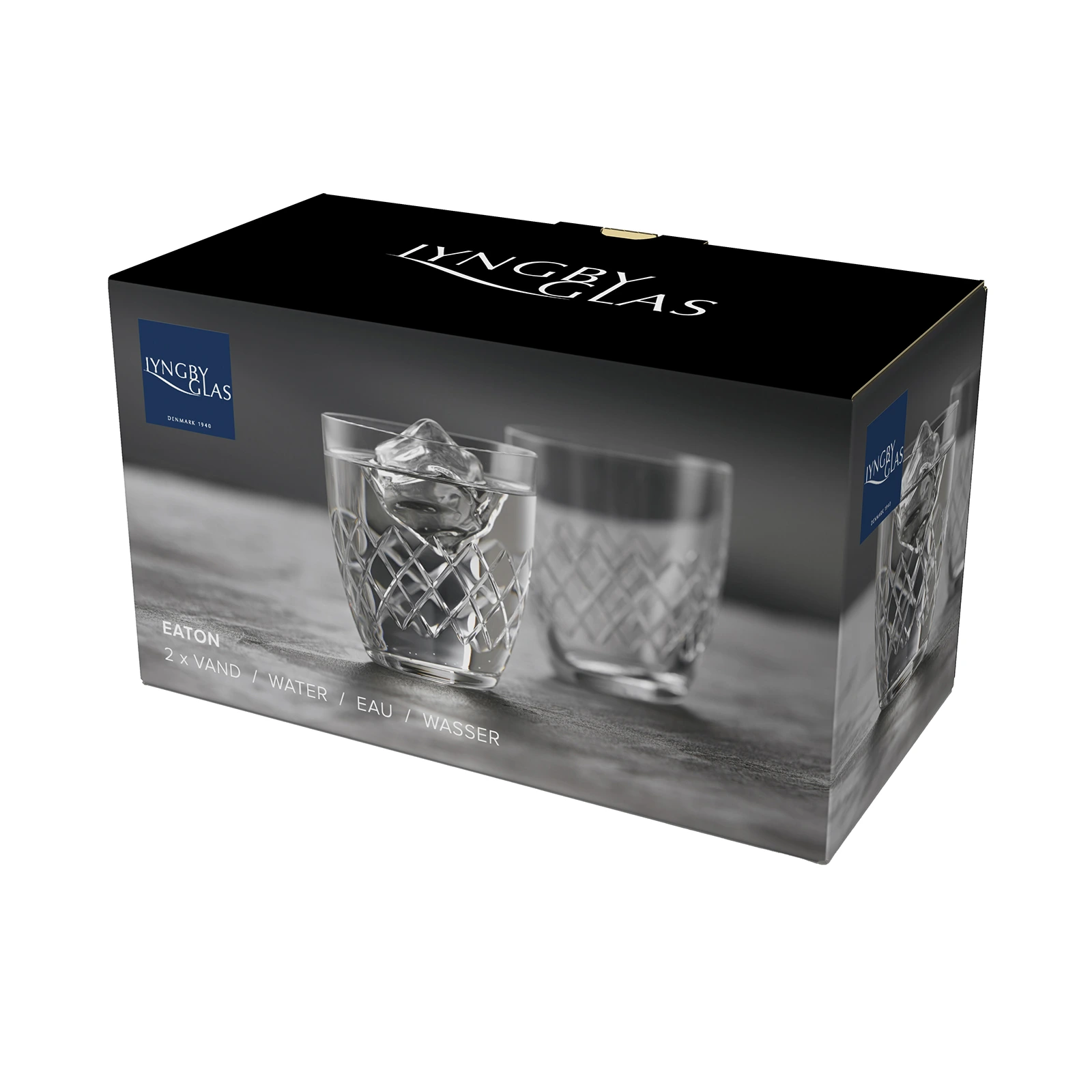 Набор из 2 стаканов для воды Eaton, 300 мл