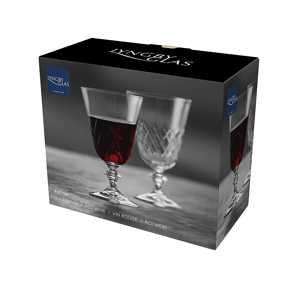 Набор из 2 бокалов для красного вина Eaton, 260 мл от Lyngby Glas