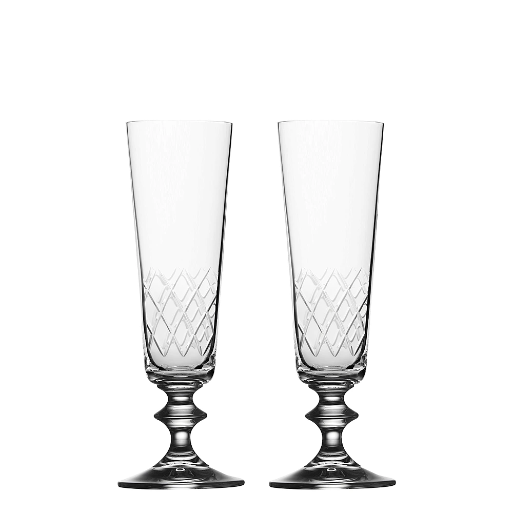 Набор из 2 бокалов для шампанского Eaton, 160 мл от Lyngby Glas