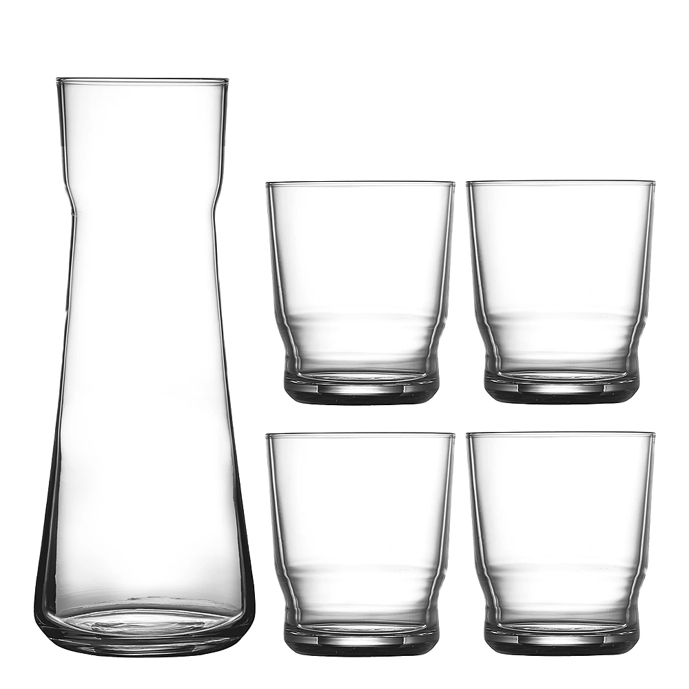 Набор из графина и 4 стаканов для воды Lissabon от Lyngby Glas